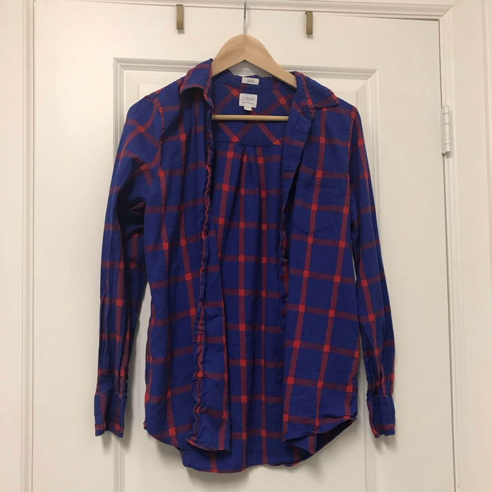 J.CREW Plaid Button Down